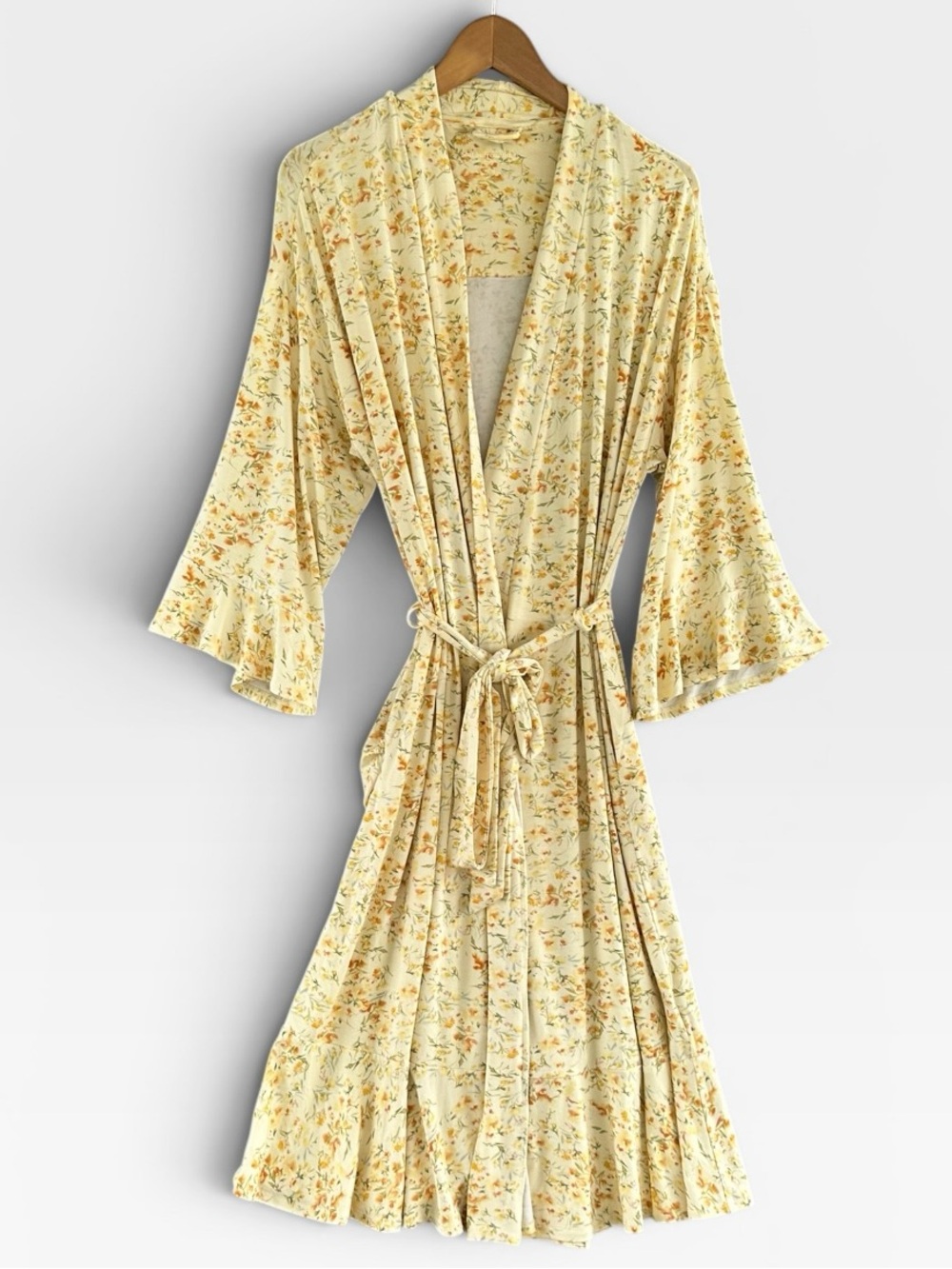 Soft Surroundings Womens Blissful Bamboo Multicolor Robe Size XS